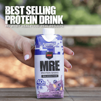 REDCON1 MRE 40G High Protein Low Carb Shake RTD Ready to Drink ,12x500ml Carton- Keto Friendly for a Lean Body Lifestyle