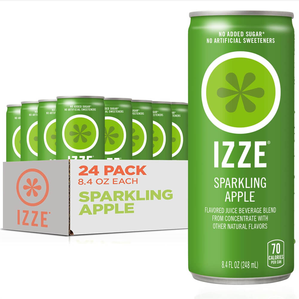 IZZE Sparkling Juice, Variety Pack, 8.4 Fl Oz Can (Pack of 24)