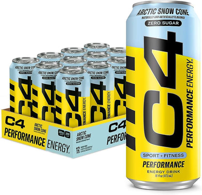 Cellucor C4 ENERGY Performance Energy Drink RTD Zero Sugar (473ml x 12 Cans Carton)