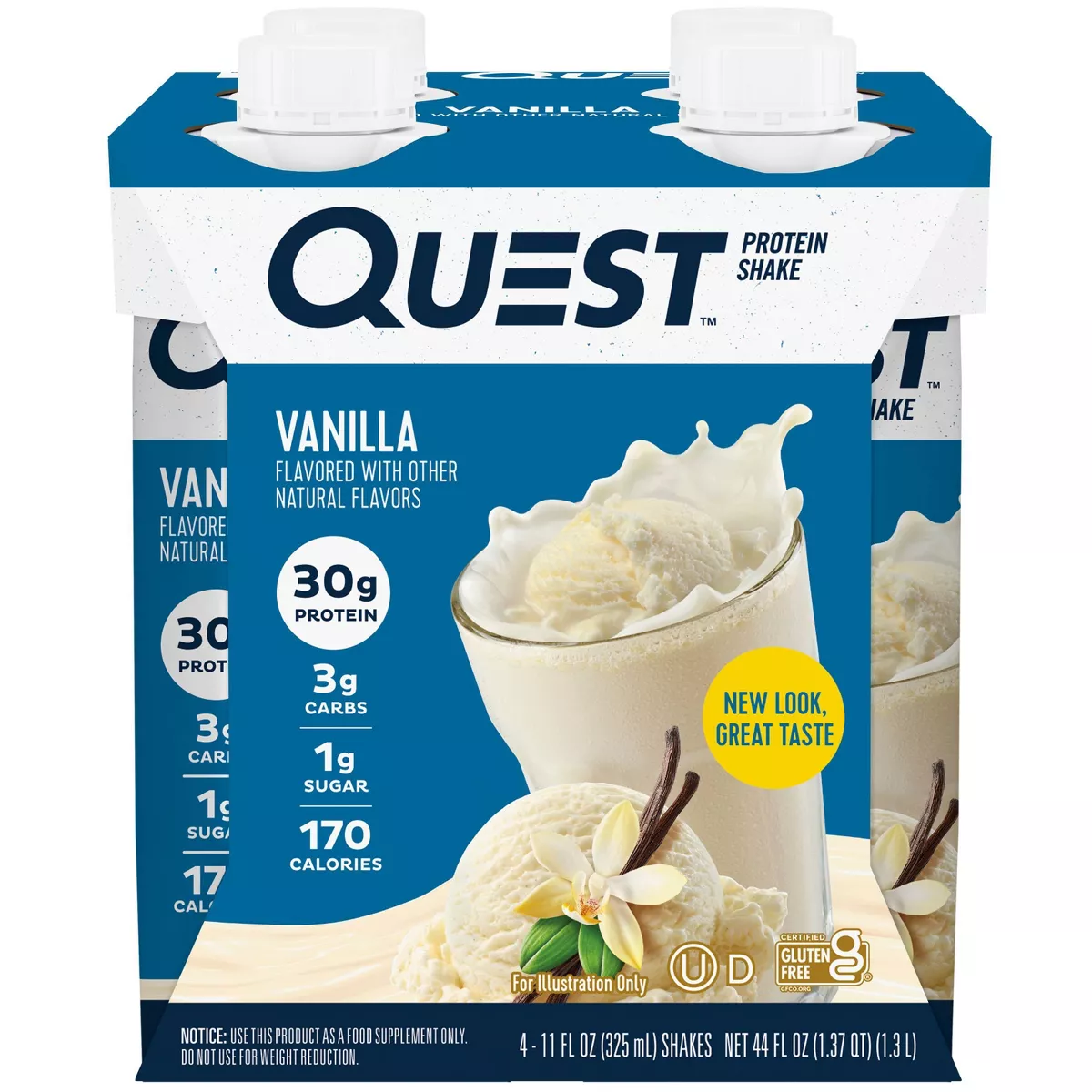 Quest Nutrition Ready To Drink,  (325ml x 4 per pack)