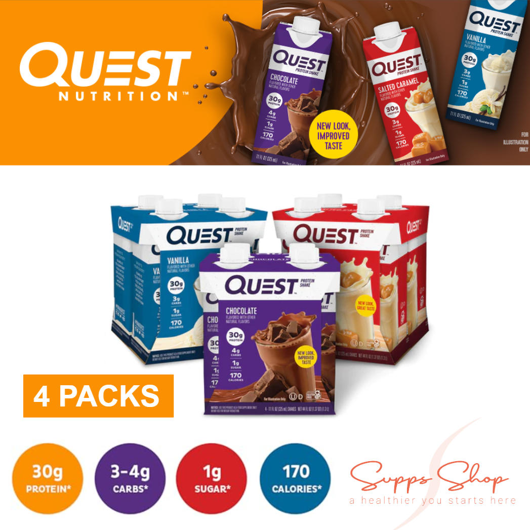 Quest Nutrition Ready To Drink,  (325ml x 4 per pack)