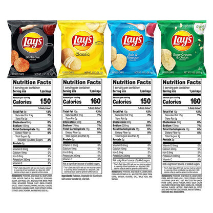 Lay's Potato Chips, 1 Ounce (Pack of 40)