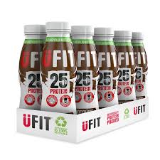 UFIT 25g High Protein Shake Drink, 10 x 330ML Carton - Promotes a Lean Body (NutriGrade B)