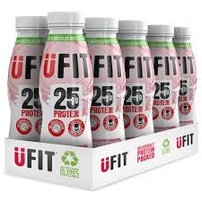 UFIT 25g High Protein Shake Drink, 10 x 330ML Carton - Promotes a Lean Body (NutriGrade B)