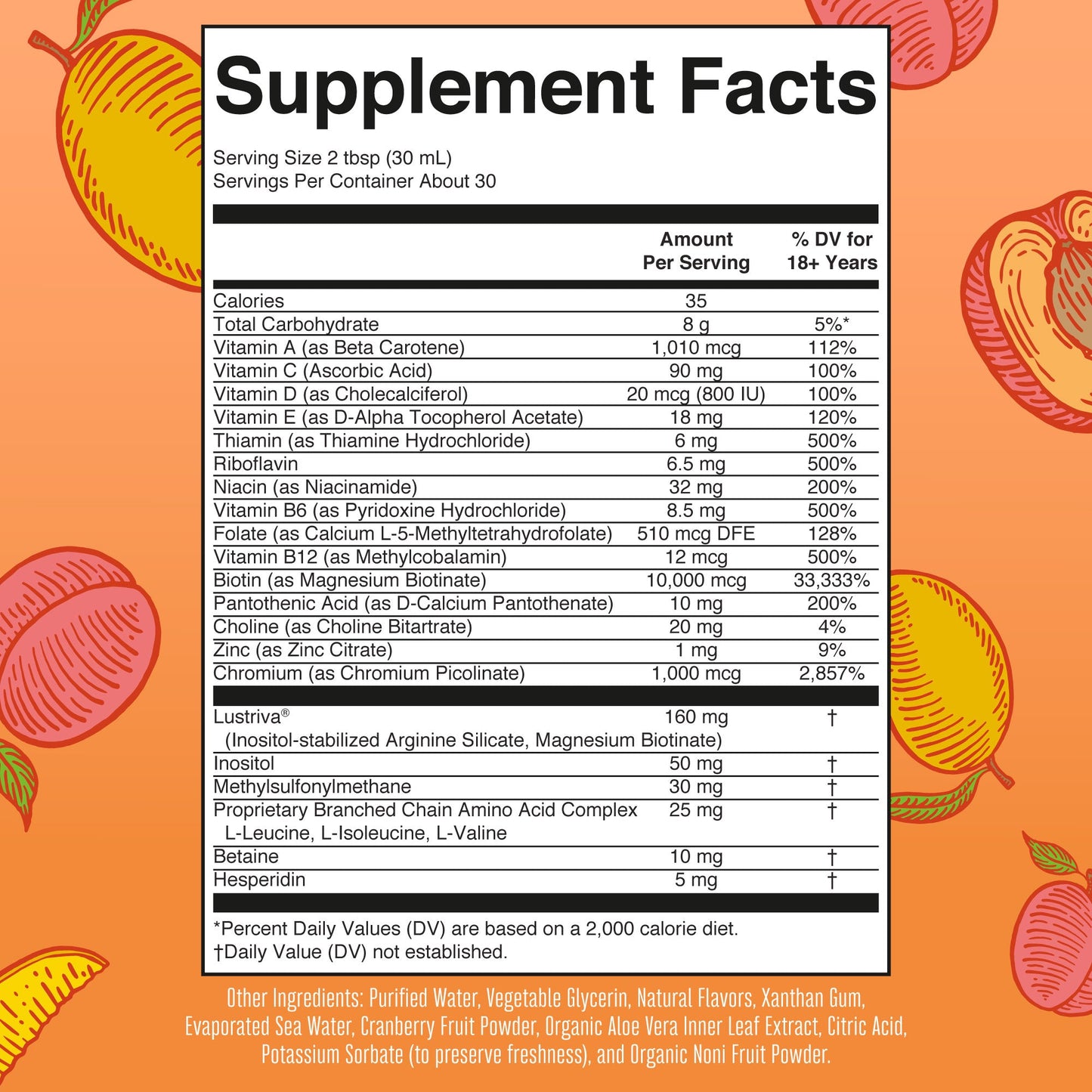 Liquid Morning Multivitamin + Hair Growth