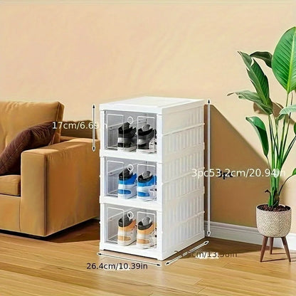 Fold Away Space Shoe Rack